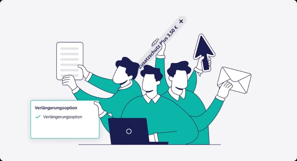Illustration: hohe Informationsdichte in der Vergleichssoftware