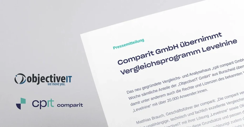 comparit gewinnt sieben neue Gesellschafter aus Maklerpools und Finanzvertrieben
